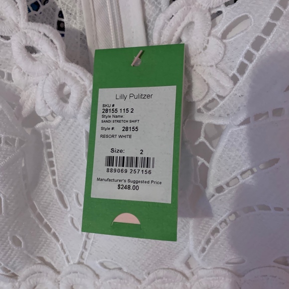 White Lilly Pulitzer dress NWT - Picture 2 of 4
